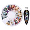 Mixed Color Nail Art Glitter Rhinestone Crystal Gems Jewelry Bead Manicure Decoration Accessories Nail Supplies For Professional