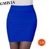 GMXIA Women's Fashion Casual Solid Color Print Summer Spring Skirts