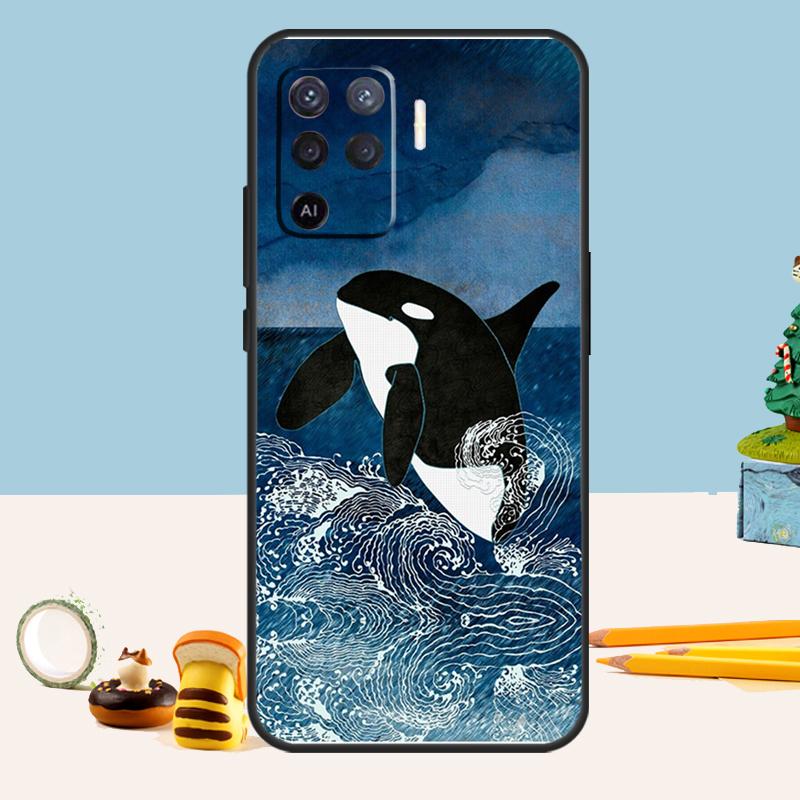 

Чехол с косаткой для Oppo A76 A96 A16 A17 A57 A60 A40 A80 A18 A38 A58 A78 A98 A15 A54 A74 A94 A6 A5 Pro OPPO A58 4G