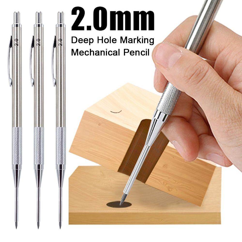 2.0mm Carpentry Pencil Metal Wood Marking Pencil Simple Carpenter Pencil Carpentry Tools