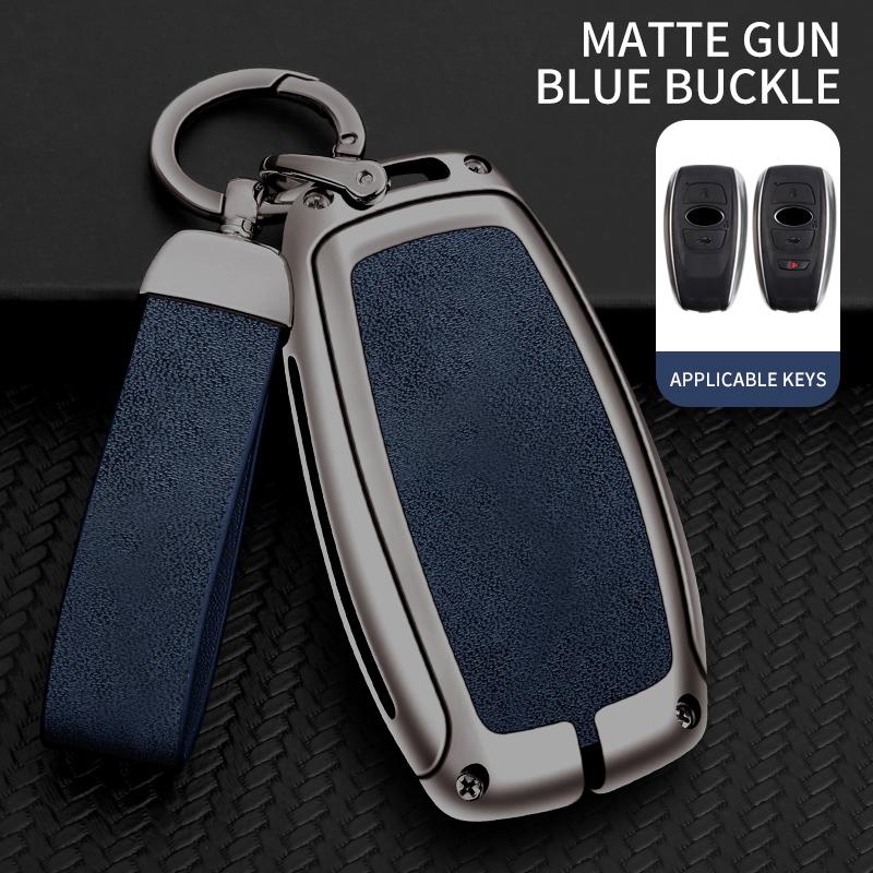 New Zinc Alloy Car Key Case Cover Protector Shell For Subaru Brz Sti Xv Sv Forester Legacy Outback Crosstrek Impreza Wrx Ascent