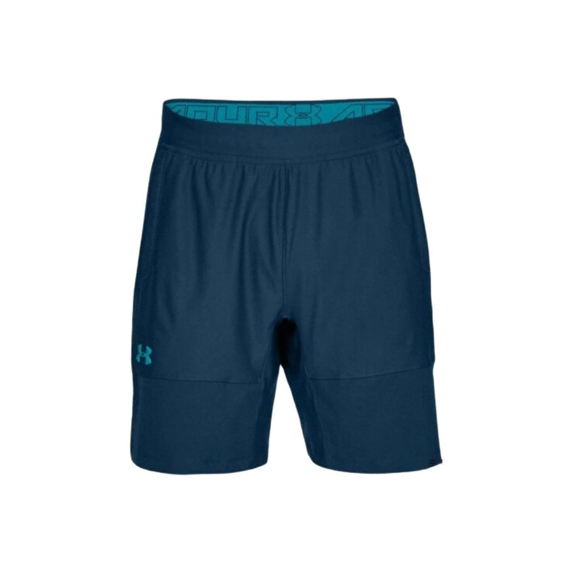 Under Armour Solid Color Mid Waist Sports Loose Casual Shorts Men shorts 1320674-489 S