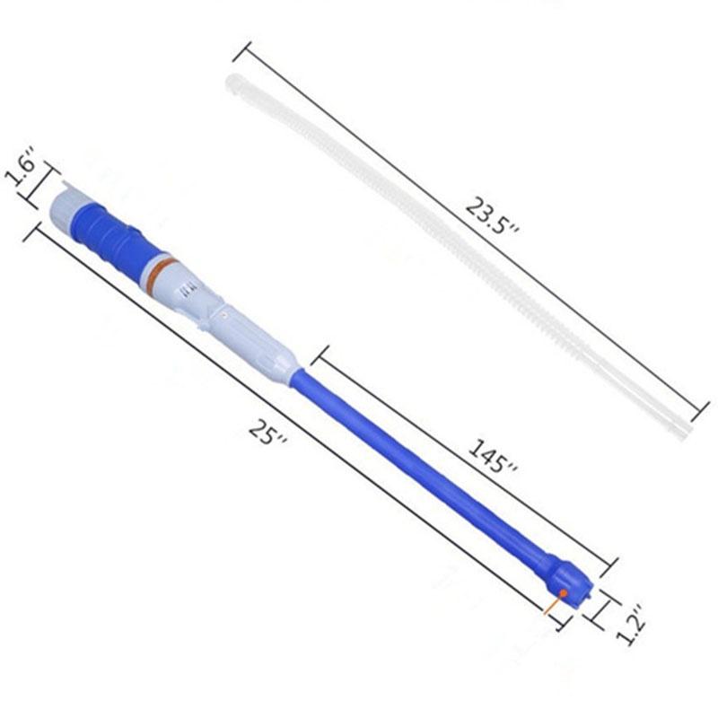 Elektrische Siphonpumpe für Flüssigkeitstransfer in Premiumqualität für Benzin, Öl, Wasser, Aquarien
