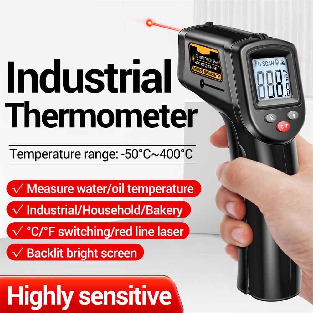 TH201 High - Sensitivity Digital Infrared Measurement Gun Hygrometer Non - Contact Laser Thermometer with Backlight
