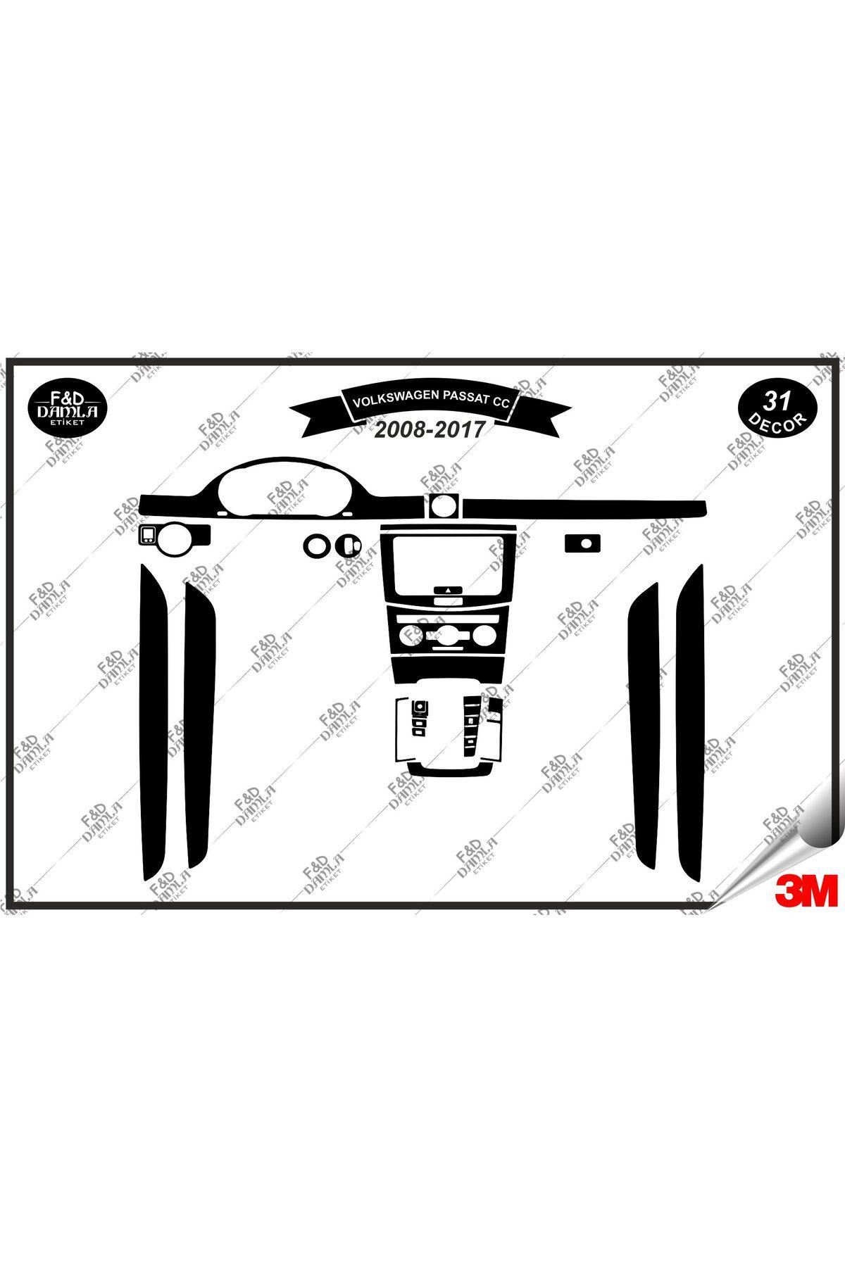 

Volkswagen Passat CC 2008-2017 Torpedo Console Накладка нагрудної частини червоного дерева шпону 31 елемент чорний