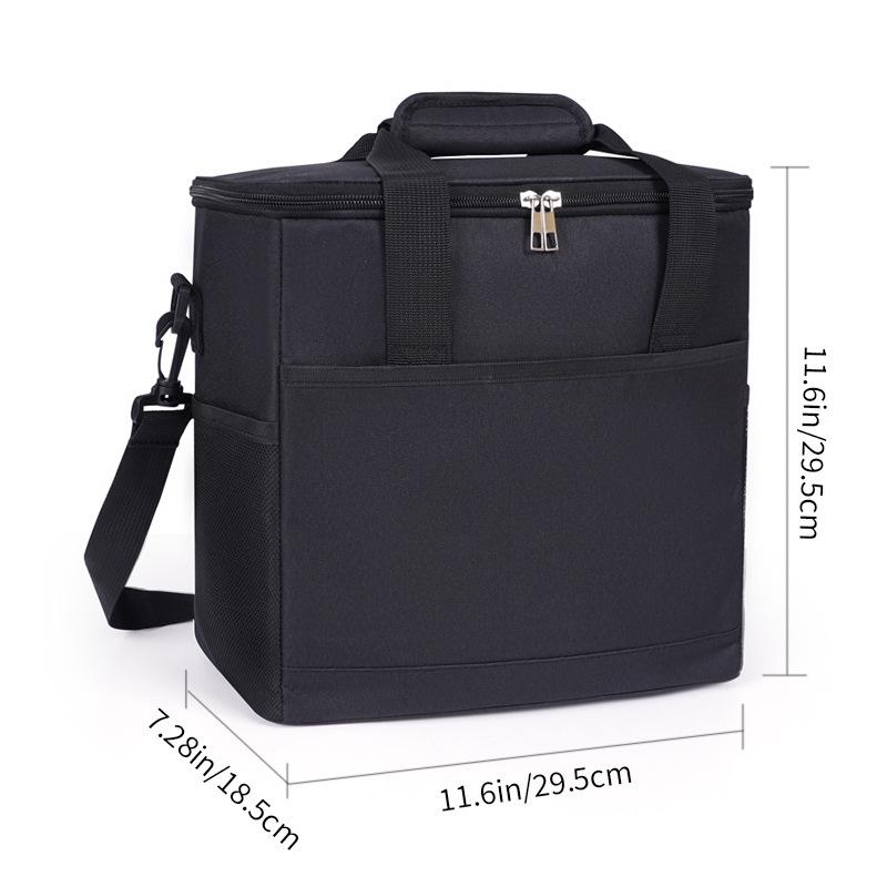 Large Capacity Insulated Oxford Cloth Picnic Lunch Bag