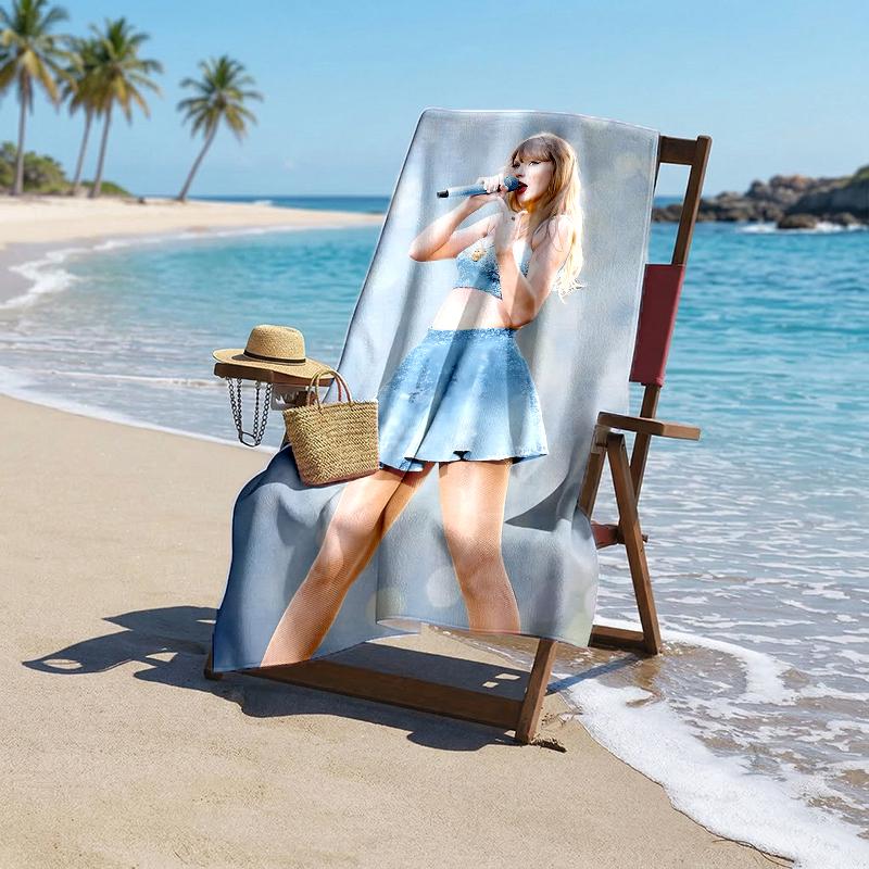 Ts Fan Fashion Beach Towel: Ideal for Summer Adventures Soft, absorbent and quick drying suitable for swimming and bathing