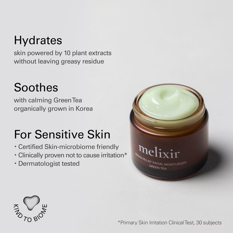 [Melixir] Vegan Relief Facial Moisturizer 80ml