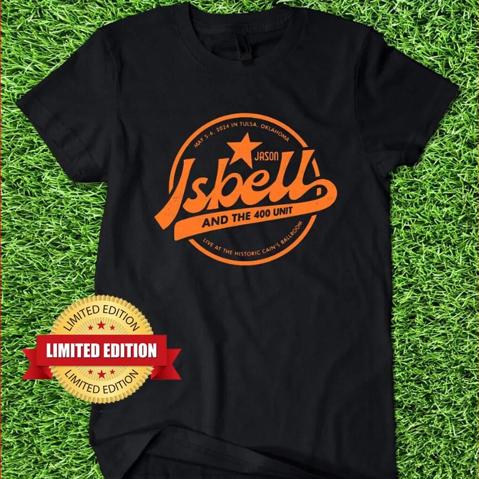 Jason Isbell And The 400 Unit Live In Concert Cotton T Shirt Full Size S-5XL Unisex T-Shirt M