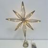 LED Wrought Iron Christmas Tree Topper Star Decoration