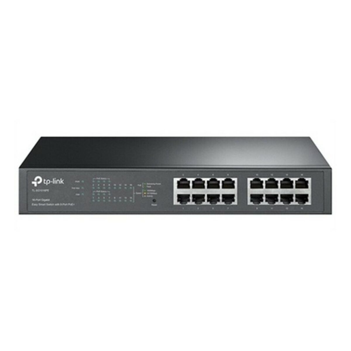 

TP-Link TL-SG1016PE Шкафный сетевой коммутатор с 16 разъемами RJ45
