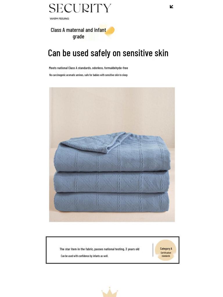 Summer Cool Cotton Quilt: Tijingmeng Air Conditioning Blanket for All-Season Comfort