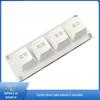 Wired Quick Mini Mechanical Keyboard - 4 Keys: Copy, Paste, Select All, Cut (Black & White)