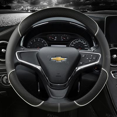 Car Steering-Wheels Cover 38cm 15" Leather For Chevrolet Cruze Malibu Sail Spark Captiva Equinox Trax/Tracker AVEO Lova RV
