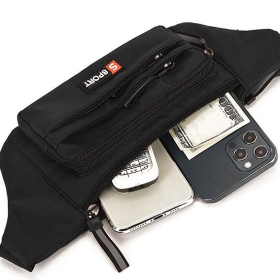 Practical Fanny Pack Mini Smooth Zipper Items Storage
