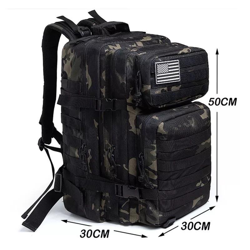 Outdoor P Attack Tactical Backpack L Multifunctional Large Capacity Wilderness Camping Mountaineering Backpack