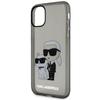 Karl Lagerfeld Klhcn61Hnkctgk Iphone 11/ Xr 6,1 Černý/Black Pevný obal Gliter Karl&Choupette