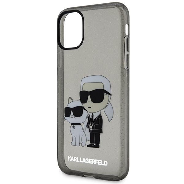 Karl Lagerfeld Klhcn61Hnkctgk Iphone 11/ Xr 6,1 Czarny/Black Hardcase Gliter Karl&Choupette
