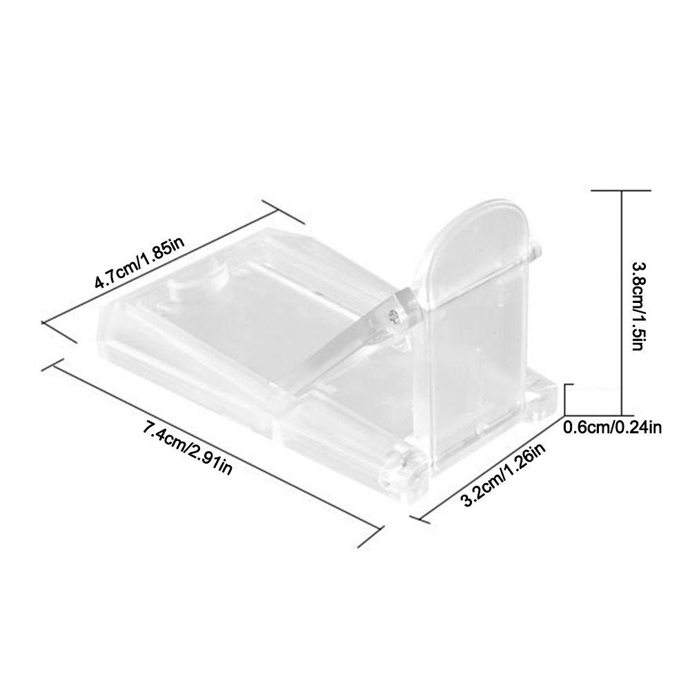 Transparent Sliding Door Lock Anti-pinch Sliding Sash Stopper  for Child Security Protection