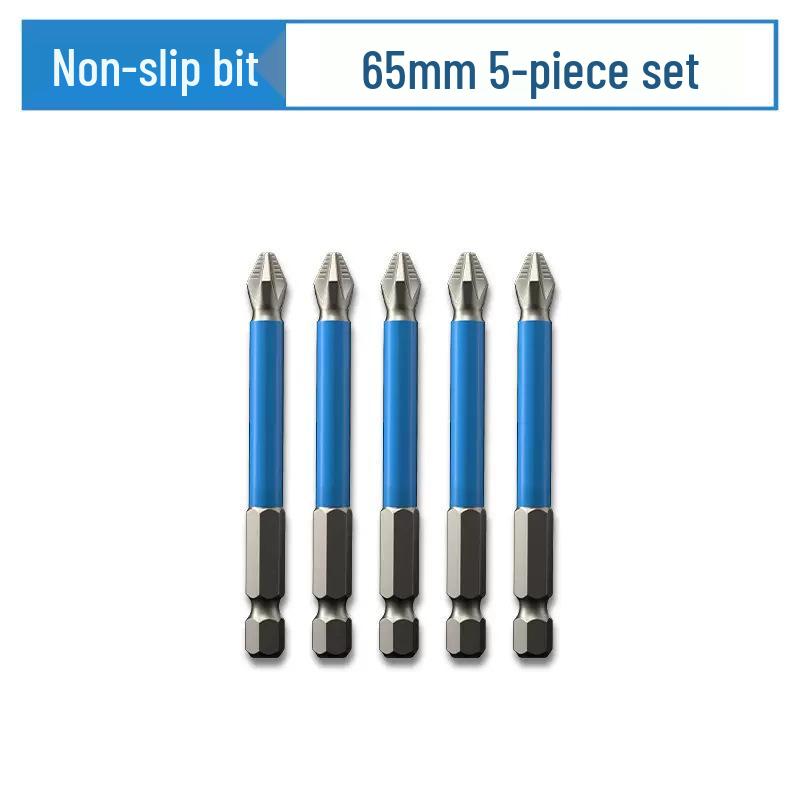 Rutschfestes Magnetisches Bit-Set für Kreuzschlitz- & Torx-Akkuschrauber - Extra Lang & Hohe Härte