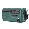 Portable Solar Radio NOAA Weather Hand Crank AM FM Shortwave Emergency Radio with LED Flashlight