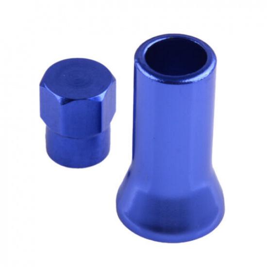 4Sets Aluminum Alloy Car Tire Wheel Stem Air Valve Hex Caps & Sleeve Cover New