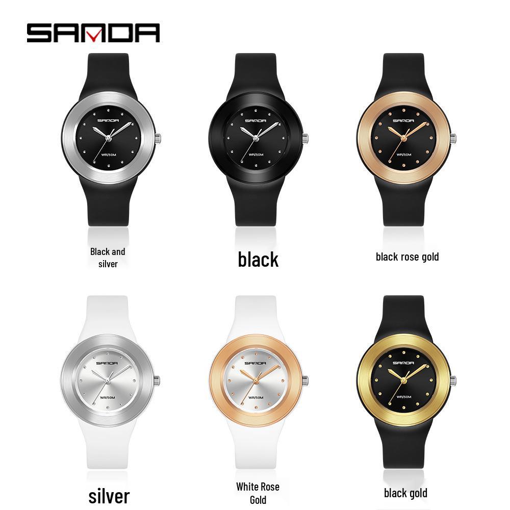 Sanda Personalized Men's Quartz Waterproof Watch - New Trendy Casual Outdoor Wristwatch