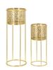 Vase Holder Nat Set 2 Pcs Cm Ø 17X46-14X34