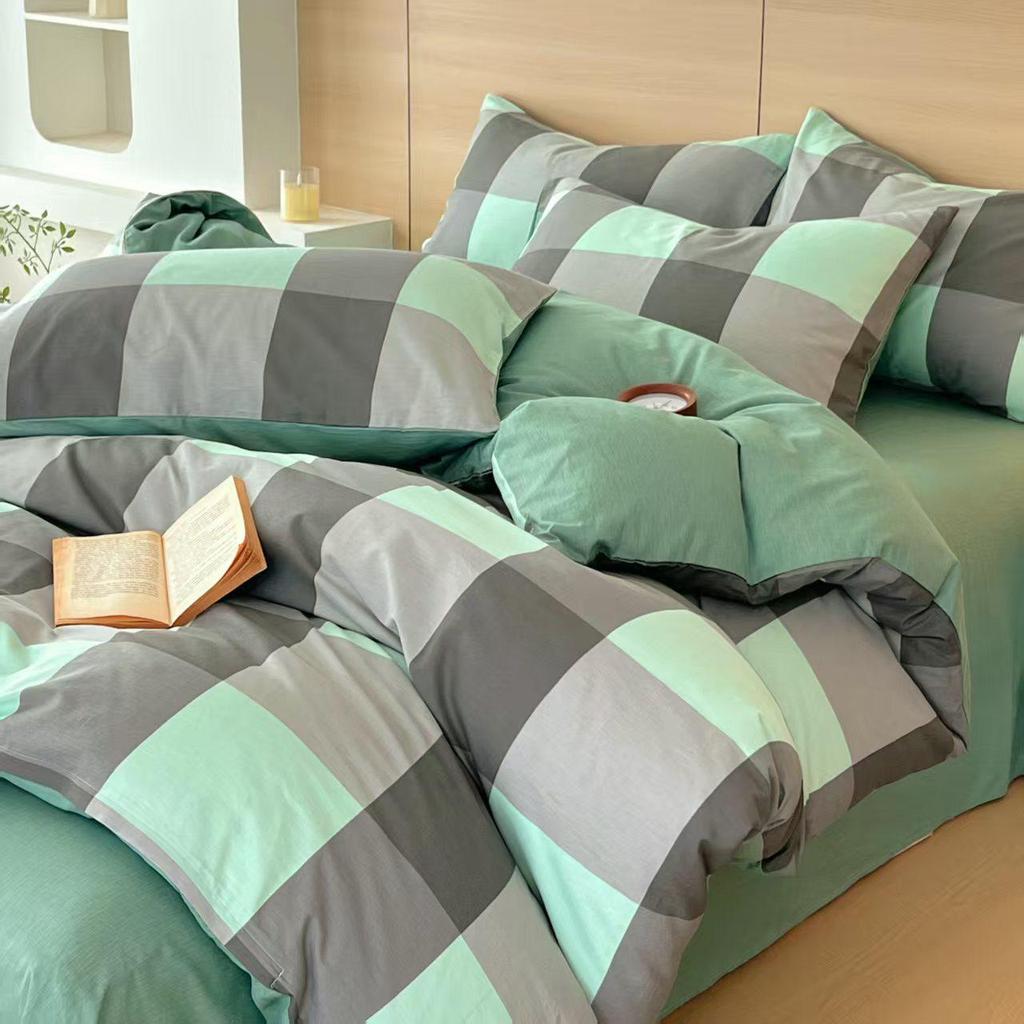 Pure Cotton Bedding Sets: Duvet Covers, Enclosed Fitted Sheets, Bed Sheets, Bed Covers - Sterile & Healthy Options In 2, 3, or 4 Piece Sets.