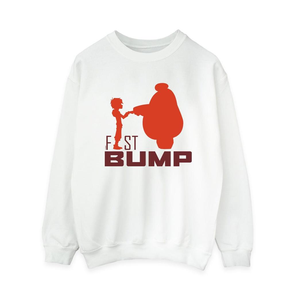 Disney Womens/Ladies Big Hero 6 Baymax Fist Bump Cutout Sweatshirt