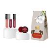 Love Earth Lip Tint Combo - Glow & Go Mini Set of 3 Pink Shades | Lip Mousse + Tint | Long-Lasting, Natural Finish, Travel-Friendly Lip Makeup Gi