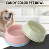 Pet Bowls Dog Cat Plastic Food Feeding Water Dish Bowl Feeder Pet Supplie Accesorios Para Perros