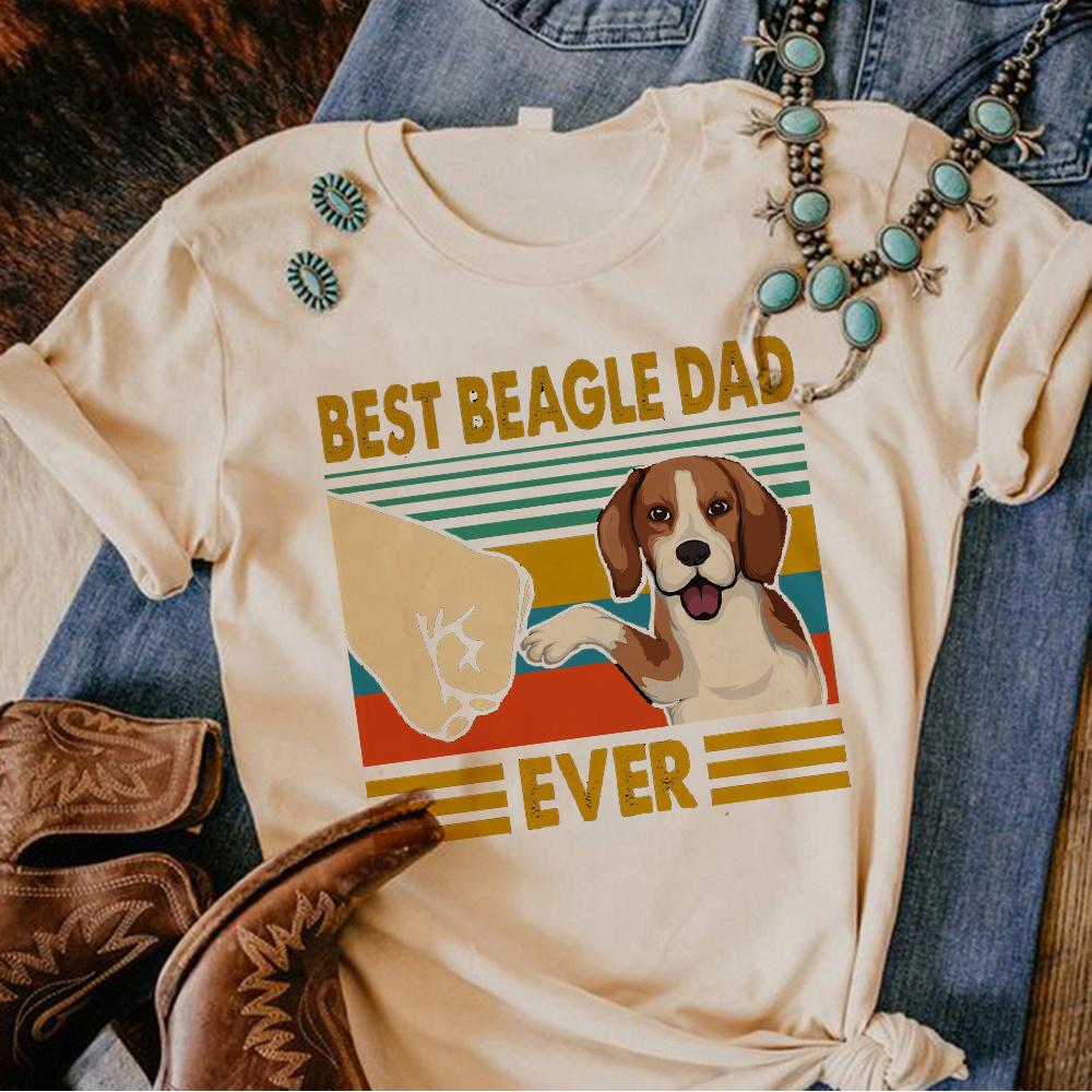Beagle t shirt Women comic graphic streetwear tshirt girl funny clothing