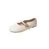 Simple Round Head Evening Breeze Gentle Doudou Shoes Women's 2025 New Mary Jane Women's Shoes Light Mouth Soft Sole Fashion Single Shoes Women
