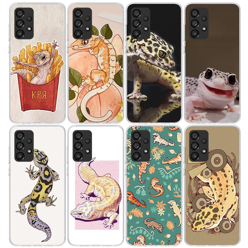Lizards Geckos Phone Case For Samsung Galaxy A17 A57 A37 A16 A26 A36 A56 A15 A25 A35 A55 A14 A13 A54 A53 A34 A24 A33 A23 Galaxy