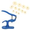 Watch Back Press Tool Set Nylon Prevent Slip Fitting Dies Nylon Watch Case Closer Watch Repair Tool Kit for Watchmaker 12pcs