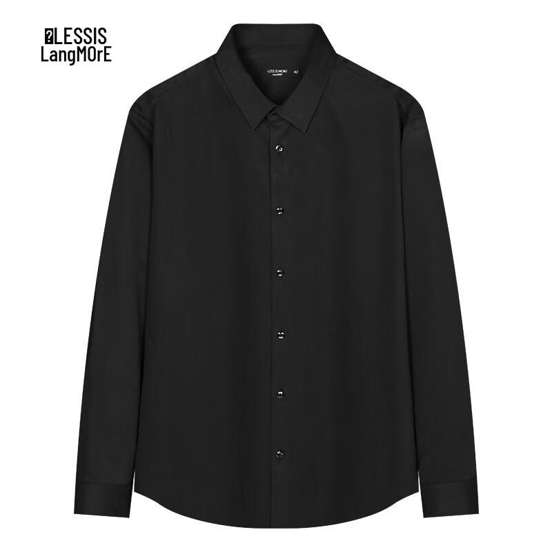 LILANZ Men s Business Casual Stretch Long Sleeve Shirt 40