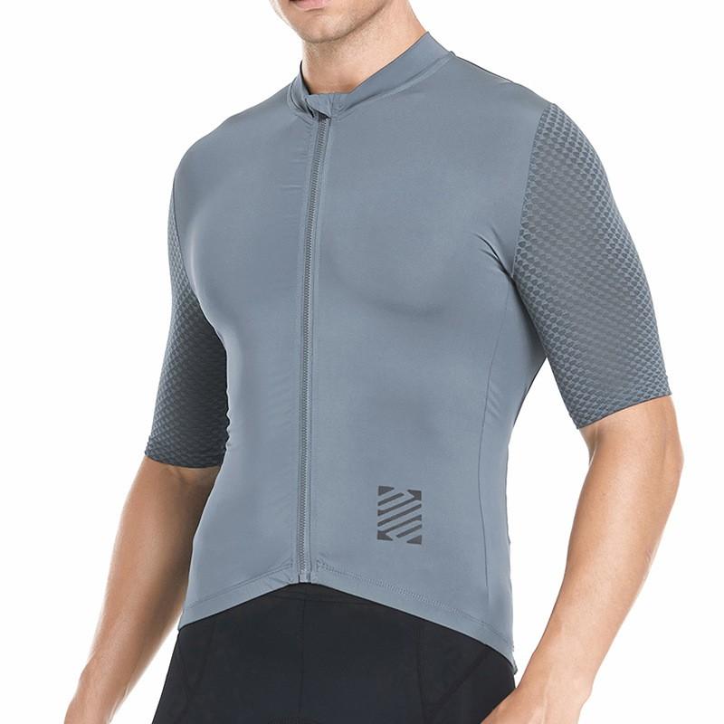 Mens Cycling Jersey Short Sleeve Breathable Quick-Dry Compression Fit Road Bike Sports