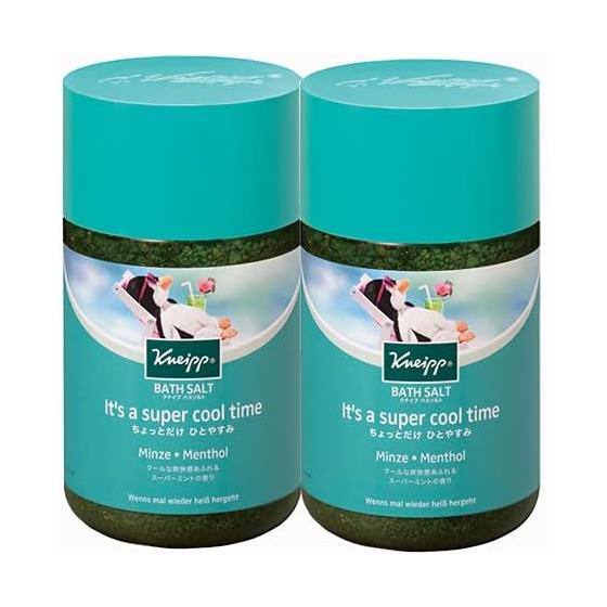 [2 pieces] Kneipp Bath Salts Super Mint Scent (4580294852975-2) 850g (x 2)