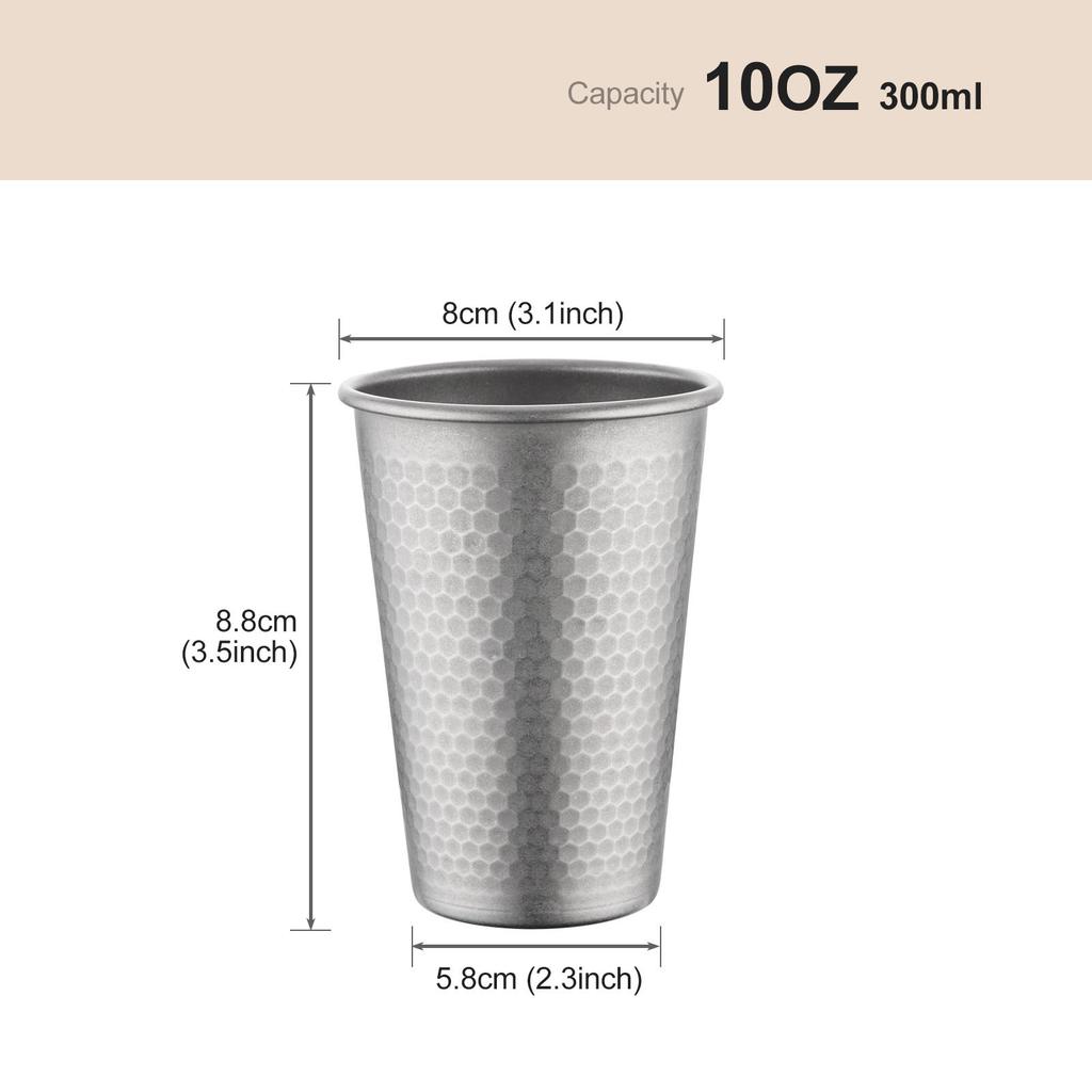 Food Grade Retro Series Imitation Old Single-Layer Cup Water Cup Tea Cup Coffee Cup Diamond Pattern South East Asia Japan And South Korea Best-Selling