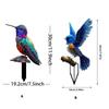 Flat Acrylic Ground Stake Plaque For Outdoor Decoration Easy Installation Garden Landscape Marker Safe For Kids And Pet