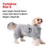 Winter Hunde Overall Mantel Warm Vierbeinig Haustier Jacke mit D-Ring Weiche Flanell Kleidung für Kleine Mittelgroße Hunde Yorkshire Chihuahua Welpen Kostüm Outfit
