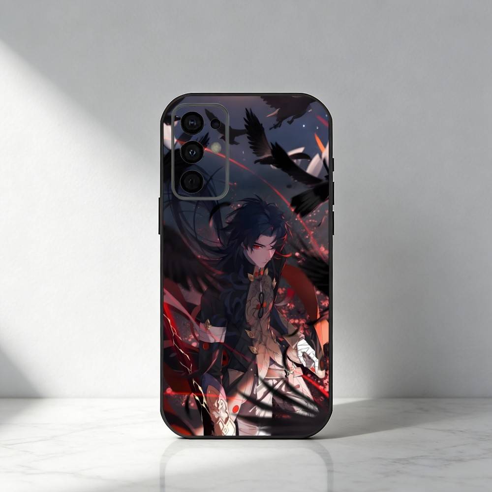 

B-Blade Dark Aesthetic Ying-xing Phone Case For Samsung S25,S24,S21,S22,S23,S20,Ultra,S26,Plus,Fe,Note,5G Black Cover Samsung S21Ultra