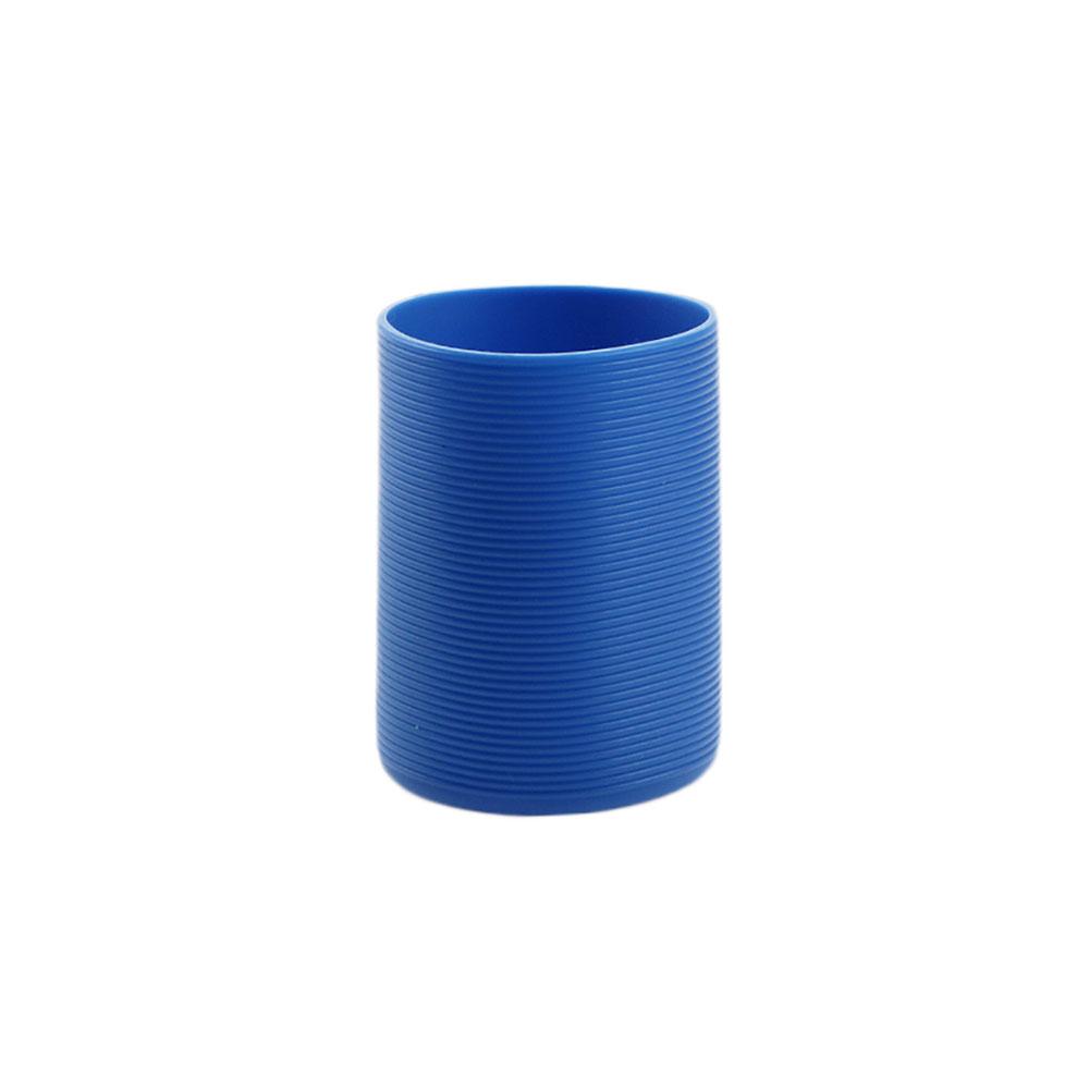 6.5CM Silicone Heat Insulated Cup Sleeve Stripes Non-slip Wraps Protective For Glass Cup Sleeve Water Bottle Kettle Cover