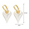 Love Pendant Metal Filigree Earrings Textured Hearts Earringdrop Sweet Heart Hoop Earrings  Daily