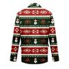 Herren Hässlicher Weihnachten Kord Warmtaschen Anzugjacke Strickjacke Herren Freizeitanzug