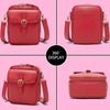 Women Travel Crossbody Bag Faux Leather Shoulder Bag with Adjustable Strap Messenger Bag Crossbody Purse for Cellphone Cards Keys