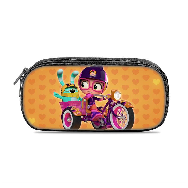 Abby Hatcher Pen Case New Small, Large Capacity, Versatile Cartoon Print Student Boys and Girls Best Birthday Gift for School