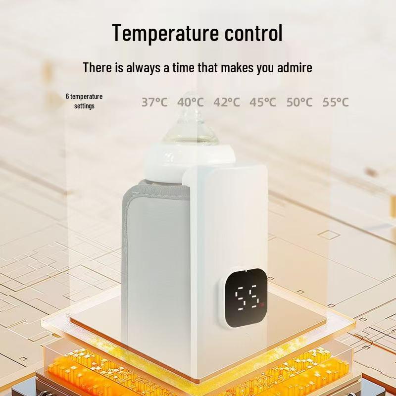 International Portable Heated Bag & Bottle Warmer - Universal Temperature Control for Milk