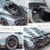 1:24 Scale Huracan Veneno Toy Sports Car Model Alloy Diecast Sound Light Pull Back Miniature Vehicle Collection Boys Gifts
